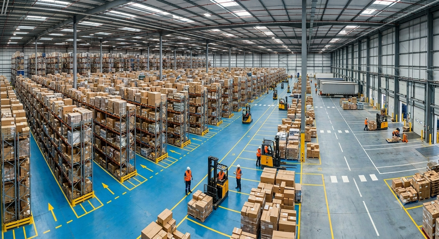 S&J Global Supply warehouse operations